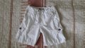 Памучно бяло панталонче за ръст 98-104 см., снимка 1 - Детски къси панталони - 37687125