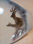 Немско голямо порцеланово плато с елени   18/2, снимка 2