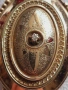 Стар златен 8 каратов викториански медальон с брилянт, снимка 2