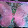Розови крила +диадема и жезъл, снимка 2