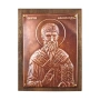 МЕДНА ИКОНА ЗА ЗАЩИТА СВЕТИ АЛЕКСАНДЪР, снимка 1