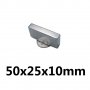 50x25x10mm МАГНИТ-40кг. неодимов N52, Neodymium magnet NdFeB magnit, снимка 2