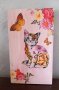 Котки, дървено пано и порцелан.Подарък за дете. Домашни любимци, снимка 6