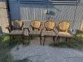 4 броя Винтидж столове дъб , снимка 2