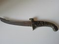  Нож с бронзова дръжка., снимка 1 - Антикварни и старинни предмети - 32085900