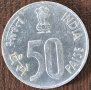 50 пайса 1989, Индия, снимка 2