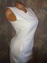 Zara S-Бяла  къса рокля с изрязан гръб , снимка 5