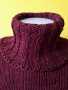 Ръчно плетен пуловер р-р XS, снимка 4