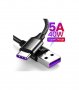2854 5А Type-C USB Кабел за супер бързо зареждане