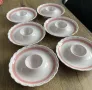 Коктиери Hutschenreuther от нежен розов порцелан - 6бр. , снимка 6