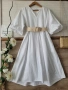 Бяла лятна рокля памучна материя , снимка 2
