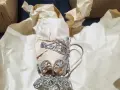 Стари руски стакани подстакани филигран, снимка 3