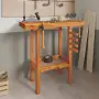 vidaXL Работна маса с менгемета, 92x48x83 см, акация масив（SKU: 153319）, снимка 2