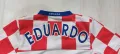 Футболна тениска фланелка официален мърчандайз Croatia Хърватия Хърватска Eduardo Едуардо #22 - S, снимка 3