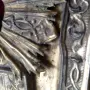 Икона на Св. Никола. Позлатен обков., снимка 2
