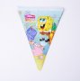 Спонджбоб спондж боб квадратни гащи spongebob Парти Гирлянд Знаменца Флаг Банер, снимка 1 - Други - 29429986