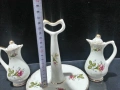 Стар полски порцелан комплект за подправки , снимка 4