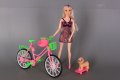 Барби на колело с кошница, снимка 4