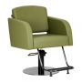 Фризьорски стол Gabbiano Turin - зелен/черен, снимка 1 - Фризьорски столове - 44765549