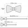 Папионка коприна тип Pre-tied bow tie., снимка 2