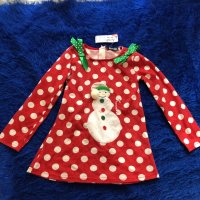Коледна рокля за момиче, снимка 1 - Детски рокли и поли - 34416003