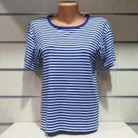 Нова дамска моряшка класическа тениска, Вискоза, снимка 1 - Тениски - 30499118