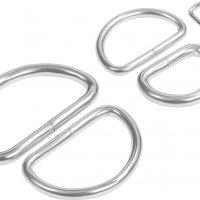 метални халки Д, D образен пръстен, халка, никел, полухалка, снимка 4 - Други инструменти - 36497454