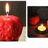3D Голяма тиква фенер Хелоуин Halloween силиконов молд форма фондан шоколад гипс смола свещ сапун , снимка 2 - Форми - 38160154