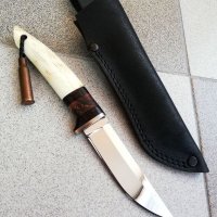 Ръчно изработен ловен нож от марка KD handmade knives ловни ножове, снимка 17 - Ловно оръжие - 30284314