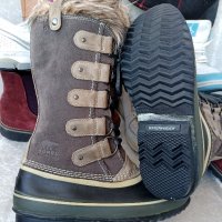 КАТО НОВИ водоустойчиви апрески SOREL® Snow Boots North Star, 39 -40 боти,100% ЕСТЕСТВЕНА КОЖА,ботуш, снимка 2 - Дамски апрески - 44242535