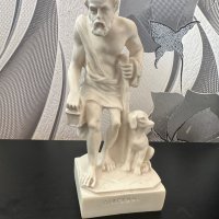 Статуетка алабастър фигура високо  качество Диоген Синопски Гръцки философ фигура скулптора картина, снимка 2 - Антикварни и старинни предмети - 42775155