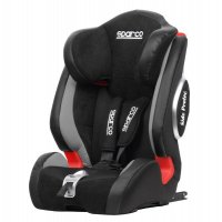 Детска Седалка за Кола SPARCO 9-36 кг ISOFIX, черно-сив с Хомологация ECE R44/04, снимка 1 - Столчета за кола и колело - 31185156