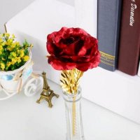 24K Gold Rose Златна роза Луксозен подарък, снимка 7 - Романтични подаръци - 39614083