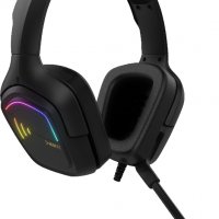 Слушалки с микрофон Геймърски Gamdias HEBE E2 Черни с RGB подсветка Gaming Headset, снимка 4 - Слушалки за компютър - 33748612