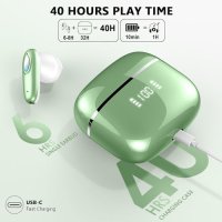 Нови 3D Стерео Безжични Слушалки, Бързо Зареждане, IP7, снимка 2 - Bluetooth слушалки - 44261431