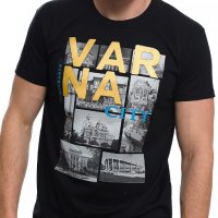 Нова мъжка тениска с трансферен печат България, Варна CITY, снимка 1 - Тениски - 29889582
