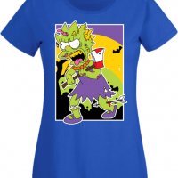 Дамска тениска The Simpsons Lisa Simpson 01,Halloween,Хелоуин,Празник,Забавление,Изненада,Обичаи,, снимка 4 - Тениски - 38154134