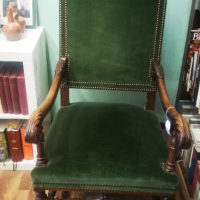 Стол, трон от19век  височина 141см. оригинал., снимка 3 - Столове - 44519750