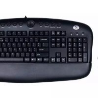 2 в 1 Комплект Клавиатура и Мишка USB A4TECH WIRED BG COMBO KX-2810BK, снимка 1 - Клавиатури и мишки - 42098359