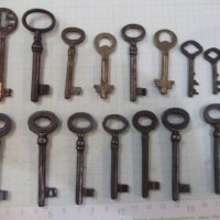 Лот от 15 бр. стари ключа, снимка 8 - Други ценни предмети - 29777377