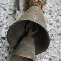 Стар бронзов чан звънец , снимка 3 - Антикварни и старинни предмети - 36380732