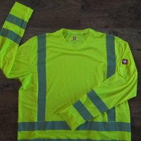 engelbert strauss warnschutz funktions longsleeve - мъжка работна блуза КАТО НОВА 3ХЛ, снимка 4 - Блузи - 40061335