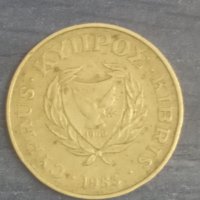 5 цента (1983) Кипър, снимка 2 - Нумизматика и бонистика - 38118178