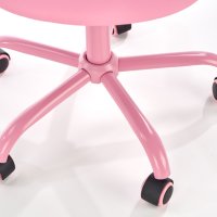 Розов детски стол колелца, снимка 2 - Столове - 40759392