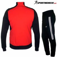 Мъжки спортен екип REDICS 230005, черен с червено, памук и ликра, снимка 2 - Спортни дрехи, екипи - 44303574