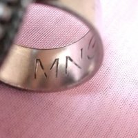 Масивен пръстен ,,Манго,, с оникс, снимка 2 - Колекции - 31805664