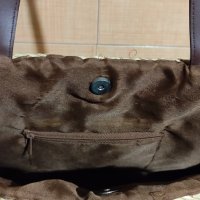 Дамска чанта от ратан с кожени дръжки, снимка 2 - Чанти - 39652851