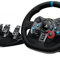 Волан, Logitech G29 Driving Force Racing Wheel, PlayStation 4, PlayStation 3, PC, 900° Rotation, Dua, снимка 5 - Аксесоари - 38486110