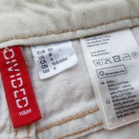 Дънкови панталони H&M размер М, снимка 2 - Къси панталони и бермуди - 29688568