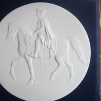 Порцеланова картина пано медал в кутия Фридрих2 порцелан, снимка 2 - Други - 36580474